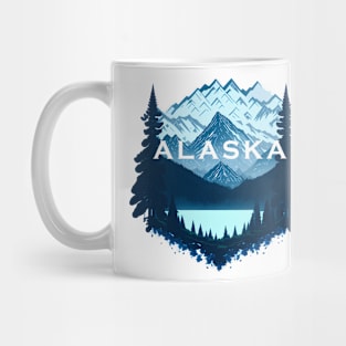 Alaskan landscape. Mug